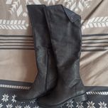 buty skóra skórzane, ziomowe, kozaki, muszkieterki po kolano 37, 38
