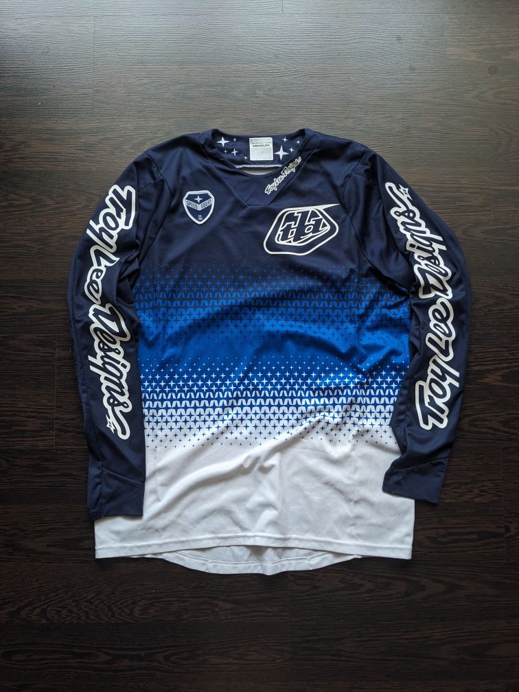 Чоловіча футболка джерсі мото мотокрос ендуро TLD Troy Lee Designs М