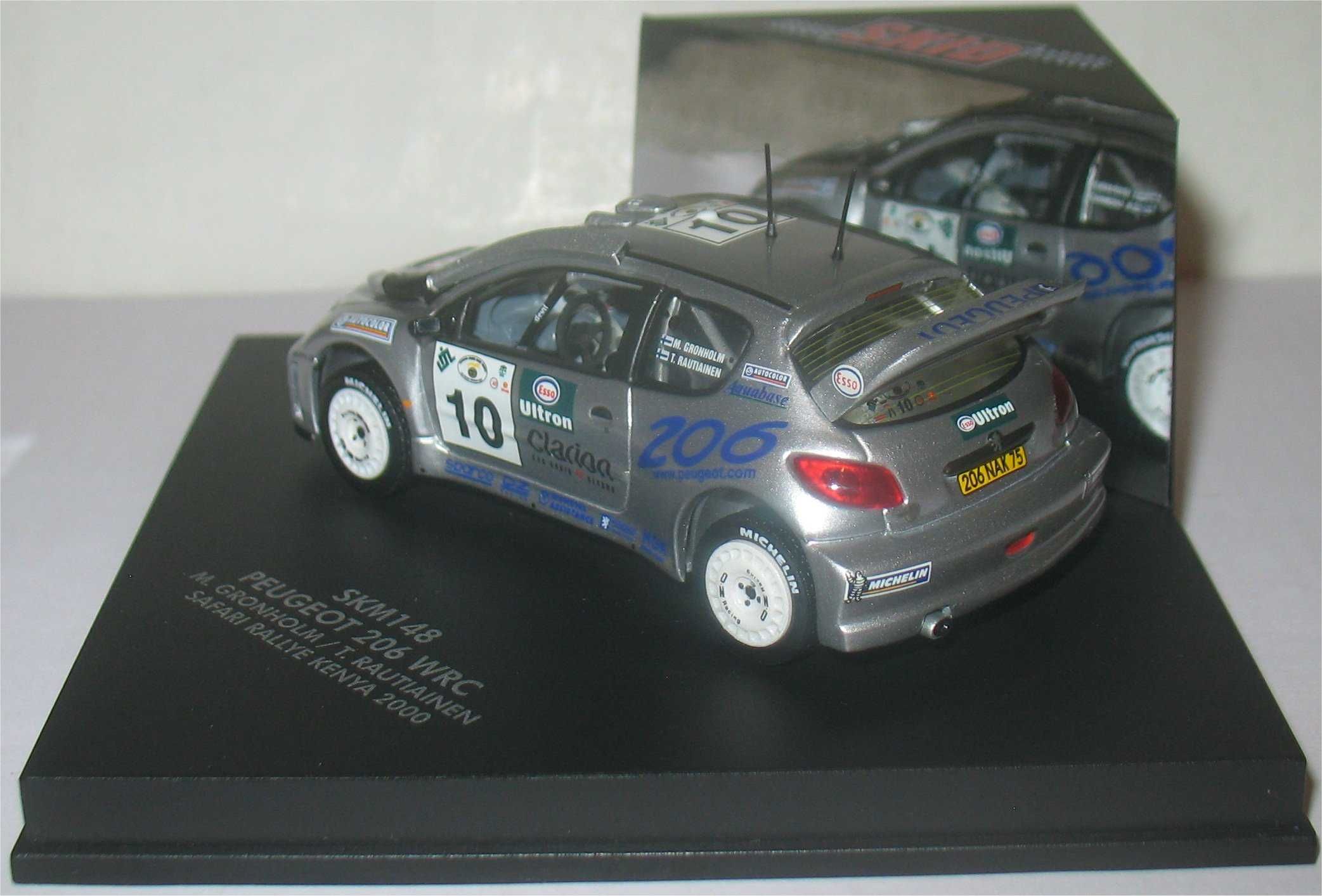 Skid -Peugeot 206 WRC -Rally Safari 2000/Campeão 2000- Marcus Gronholm