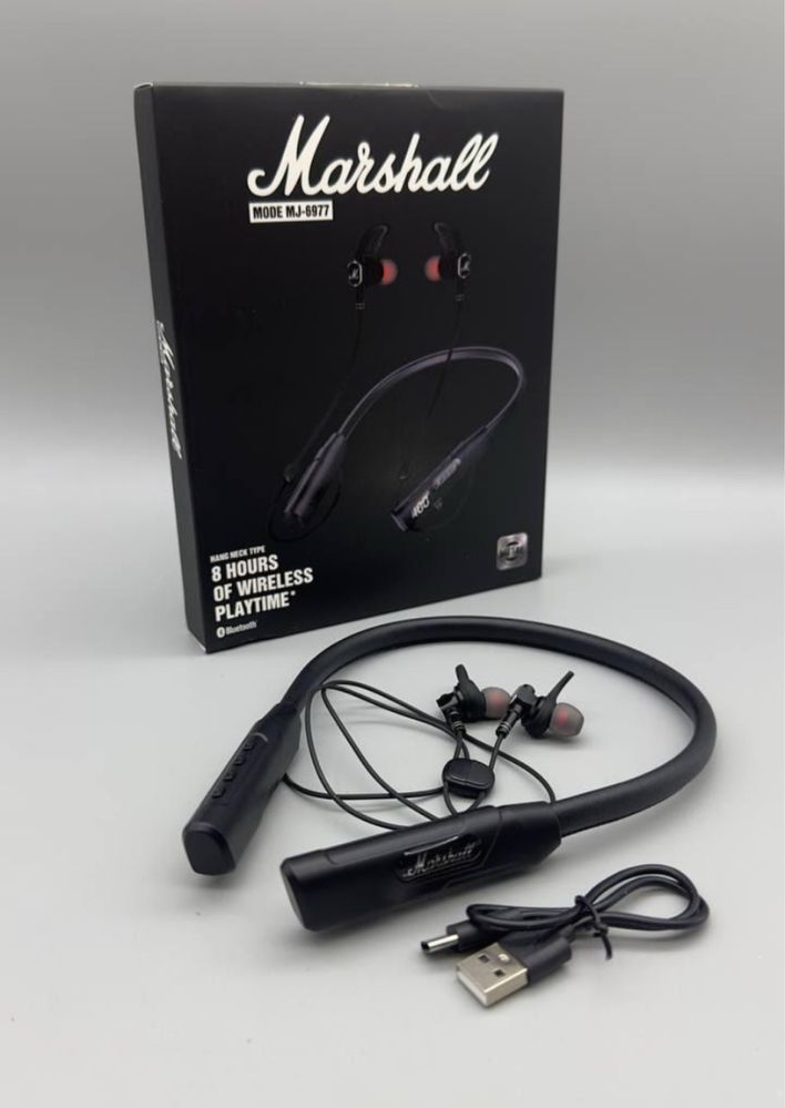 Навушники Marshall MJ-6977 зі світлодіодним дисплеєм