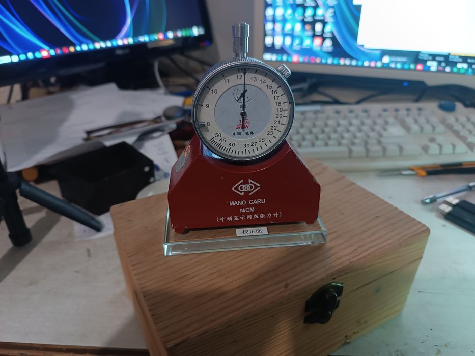 Тензиометр измеритель натяжения полотна для шелкографии