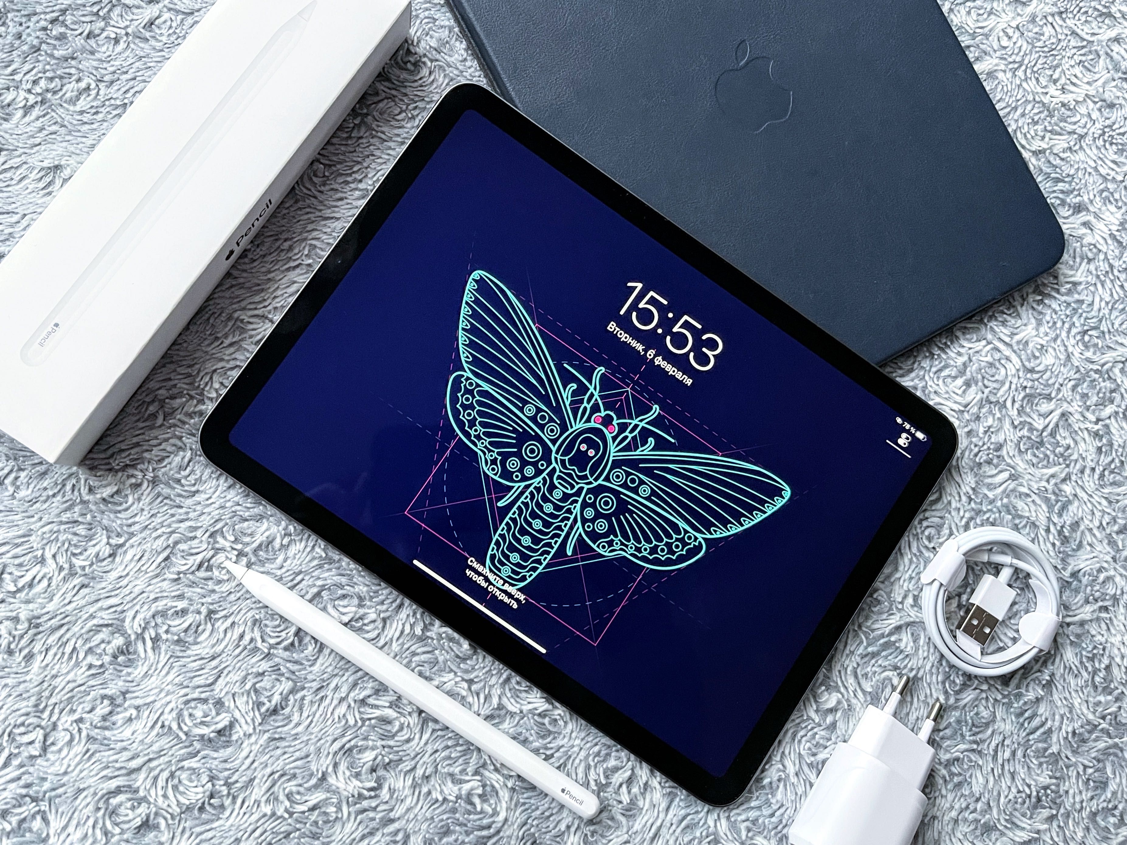 IPad Air 4 (64 gb) wi-fi, шикарное состояние + чехол! А2316