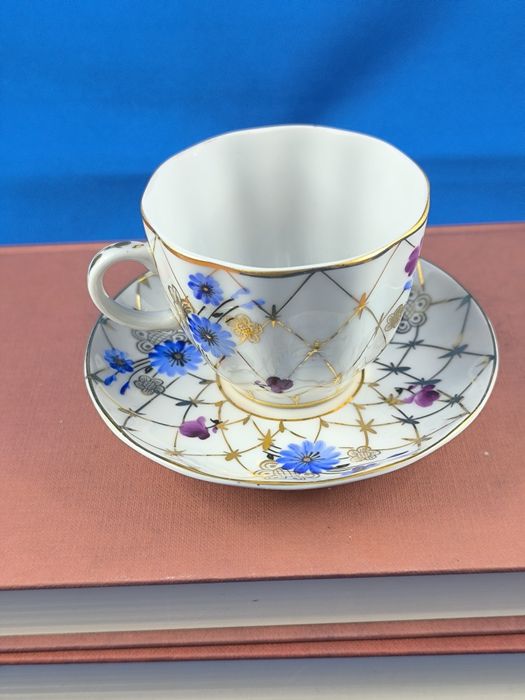 Duo Łomonosow LFZ #filiżanka #ZSRR #Rosja  #porcelana