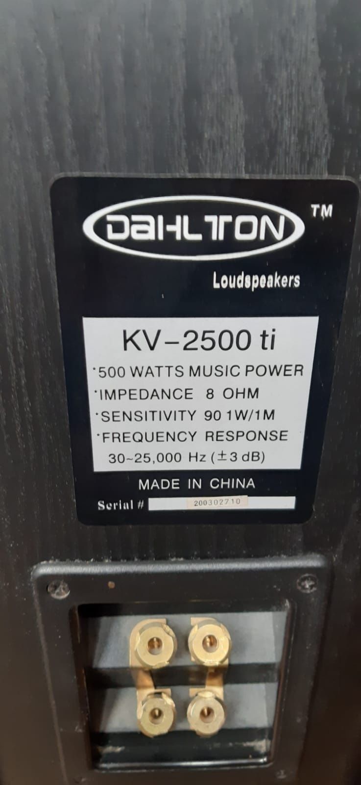 Kolumny marki DAHLTON USA