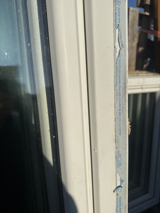 10x okno balkonowe pcv biale 87x229 rozwierne (demontaz 90x230, zimowy