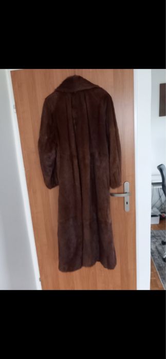 Dlugie Futro z norek naturalne