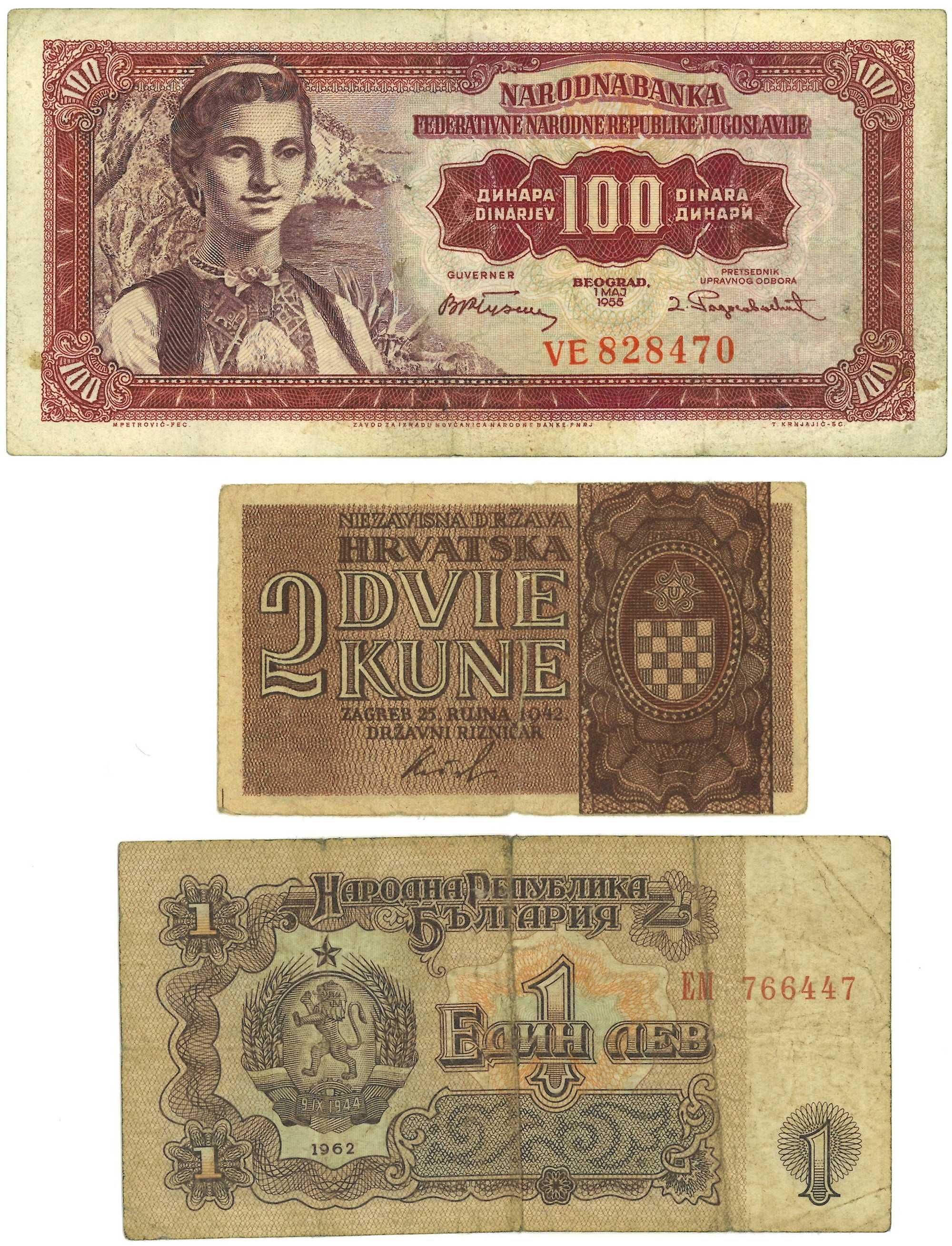 Banknot Cypr 1969 Austria Albania Turcja Jugosławia Chorwacja Bułgaria
