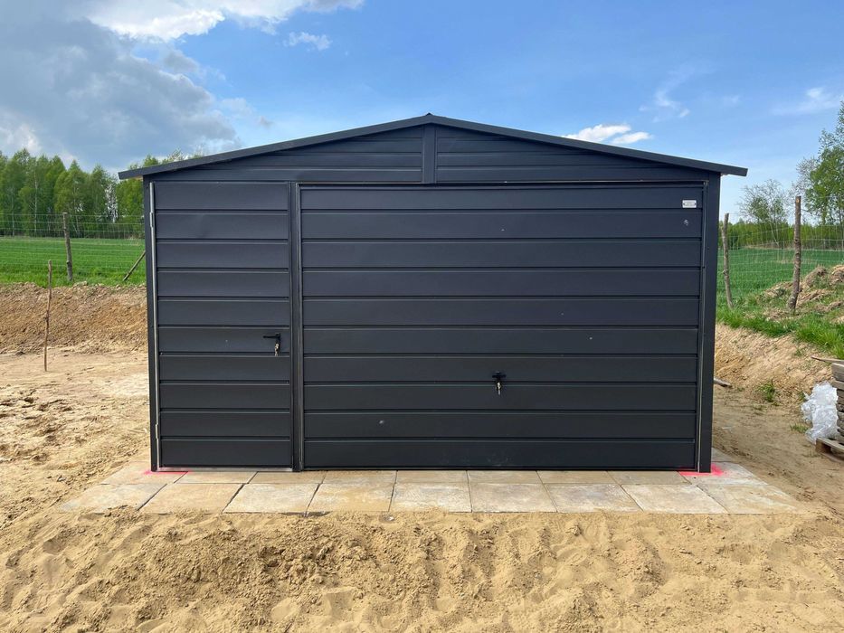 Garaż blaszany 4x6 Profil