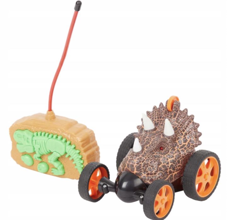 Zdalnie sterowany samochód RC Dinozaur Brązowy