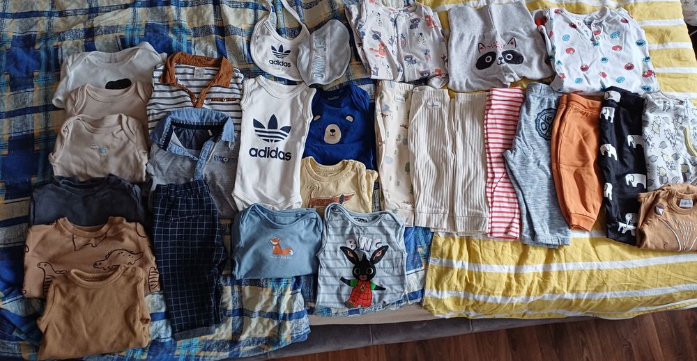 Zestaw ubranek 74 h&m, Reserved,  cool club itp.