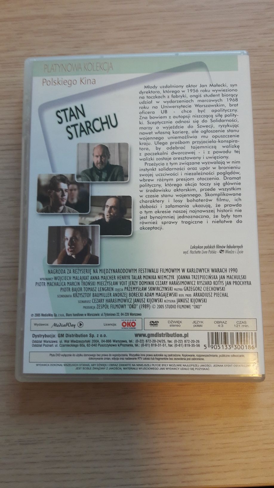 Stan strachu film DVD Kijowski Platynowa kolekcja polskiego kina