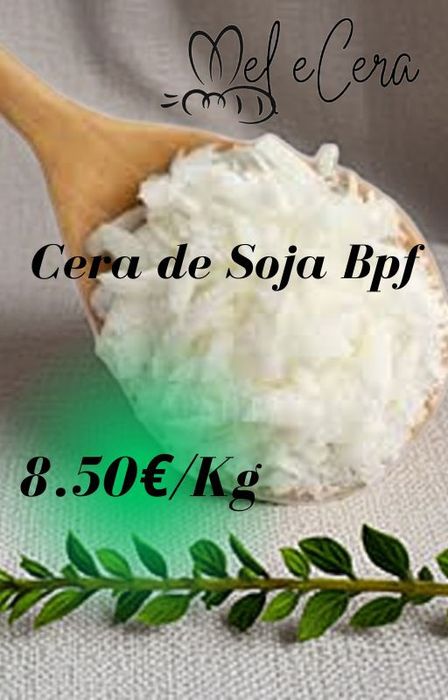 Cera de soja para velas em copo