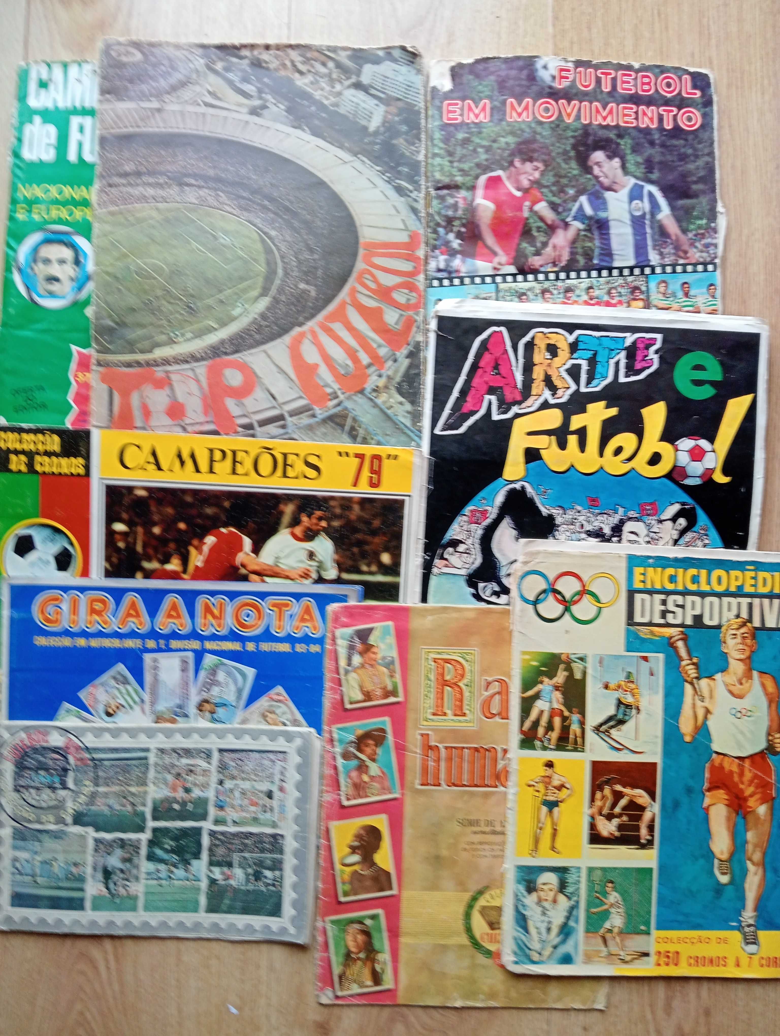 Cromos de futebol antigos