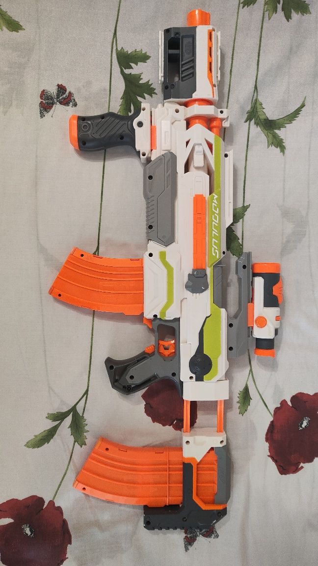 Nerf Modulus ECS-10, нёрф модулус, бластер, автомат