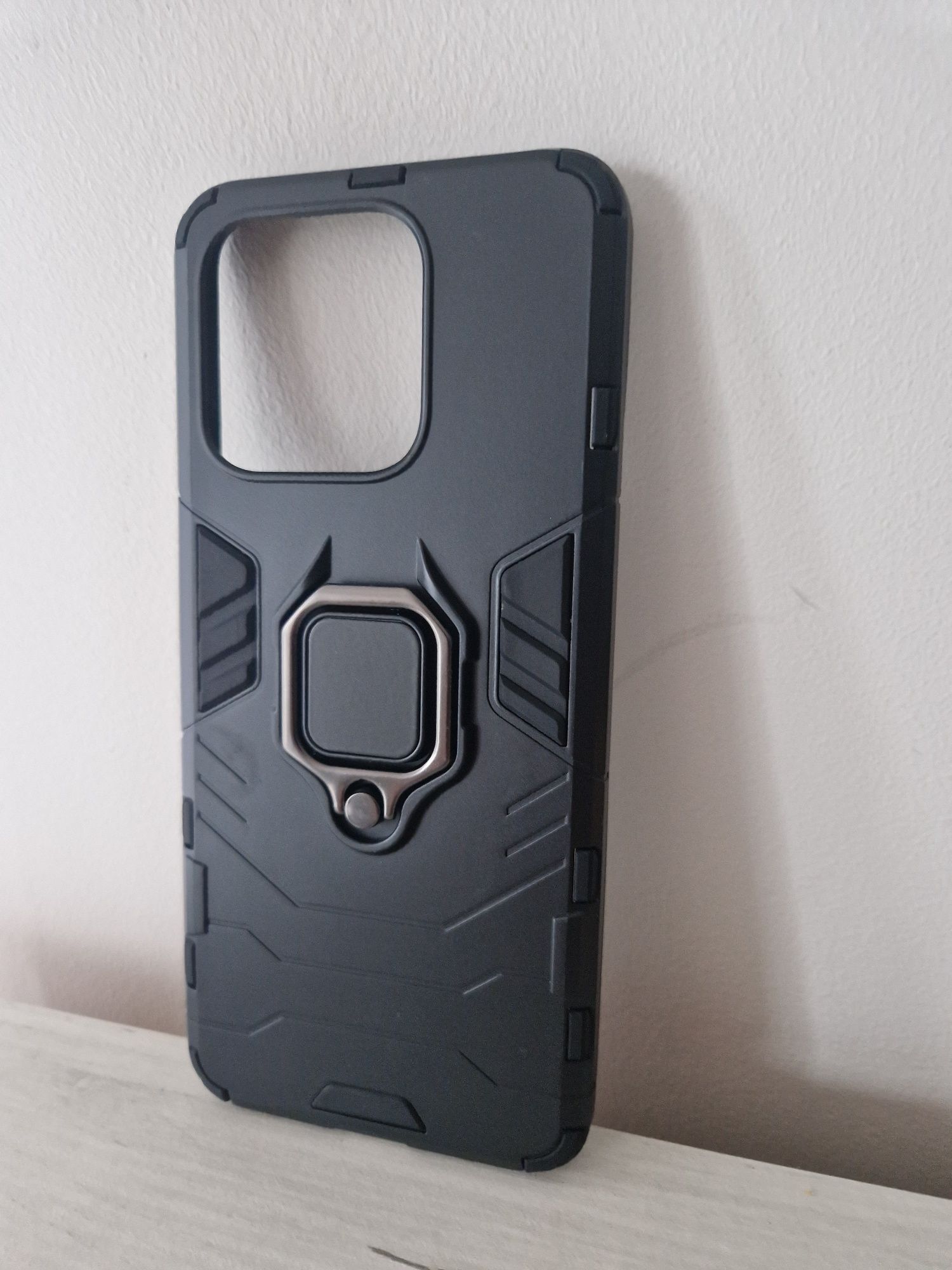 Ring Armor Case do Xiaomi Redmi 12C/11A Czarny