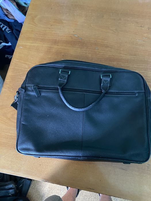 Ділова шкіряна сумка портфель для документів і ноутбукав катана katana