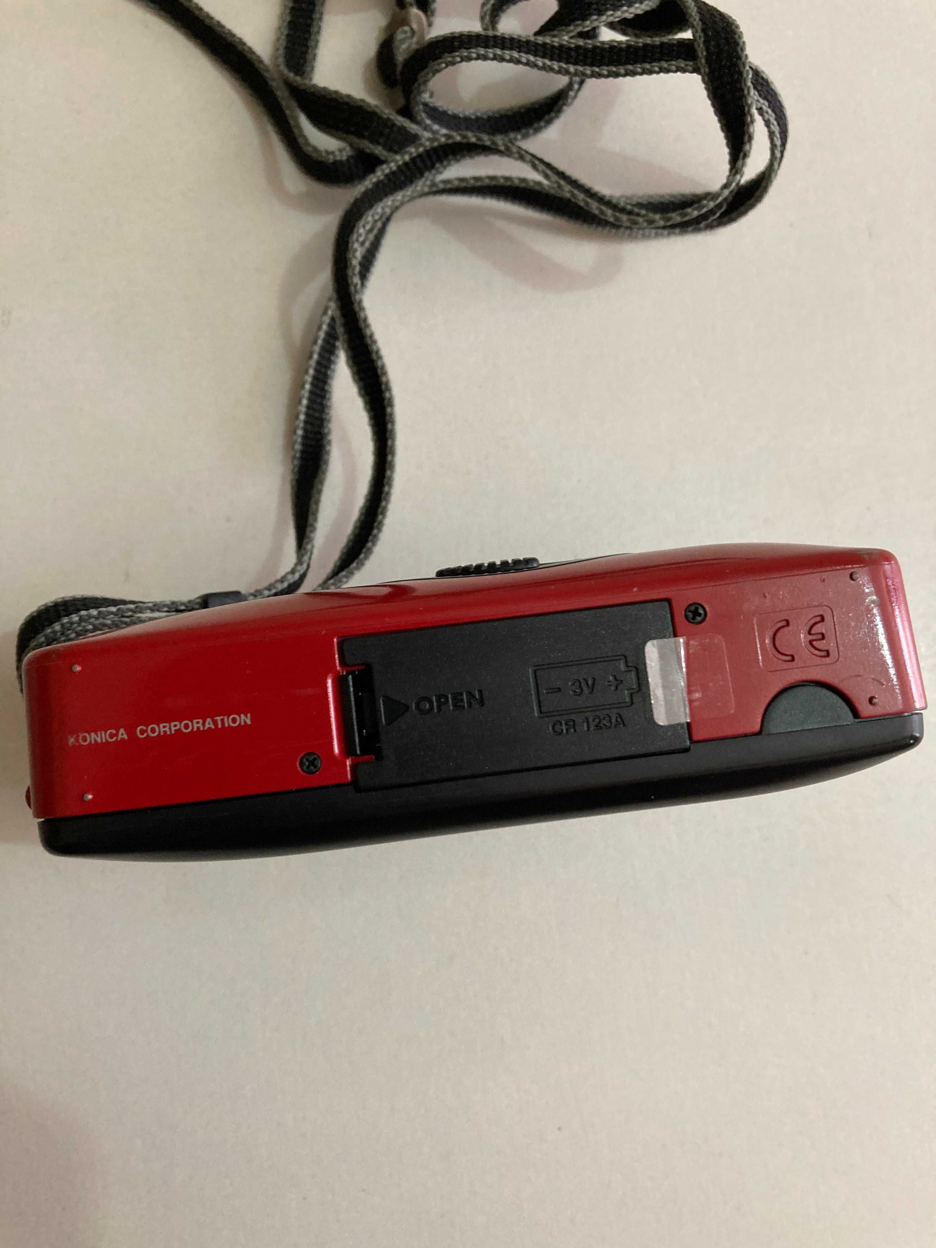 Câmera Fotográfica Konica EU Mini Compacta RED 35mm com caixa original