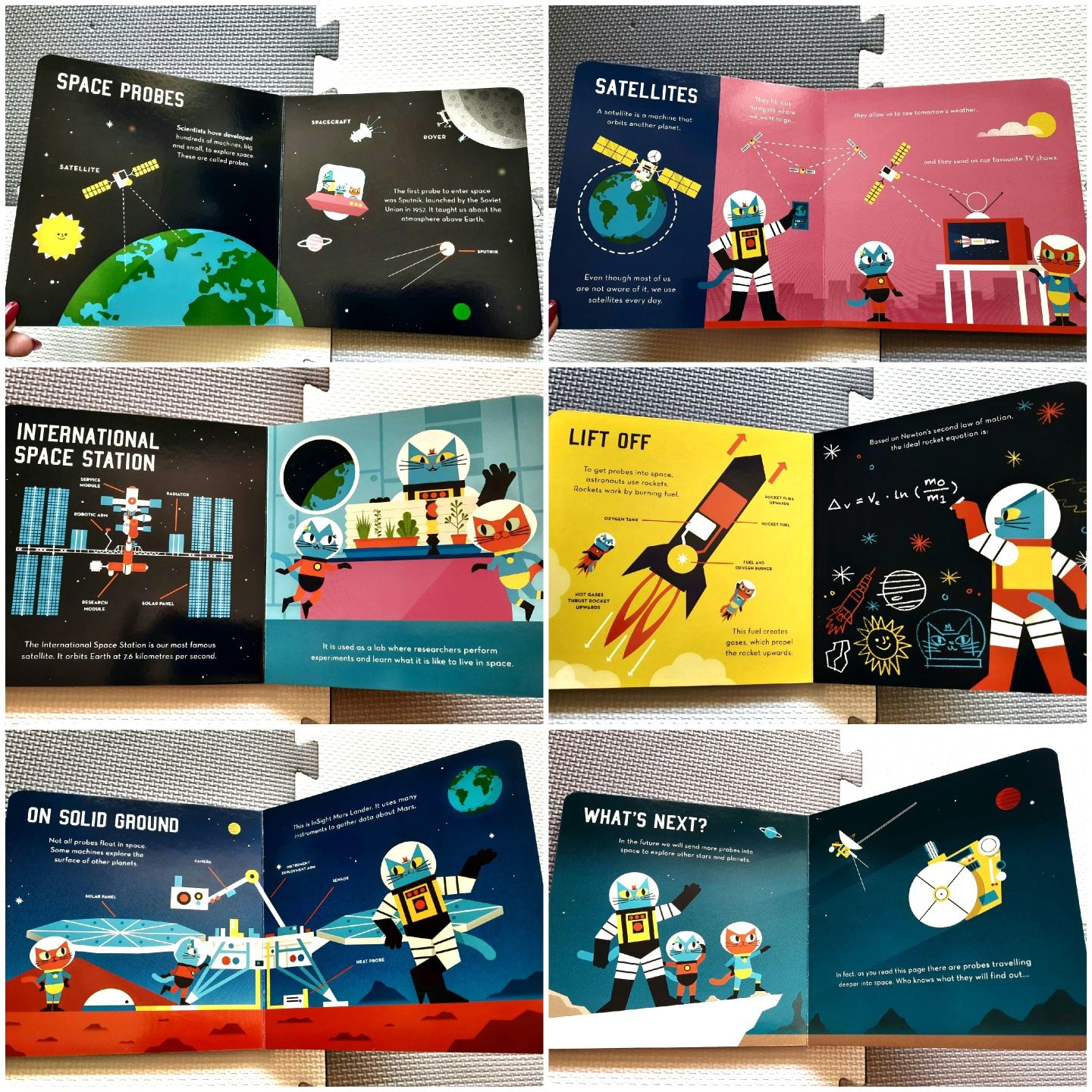 NOWA Cosmic Machines książeczka po angielsku dla dzieci kosmos