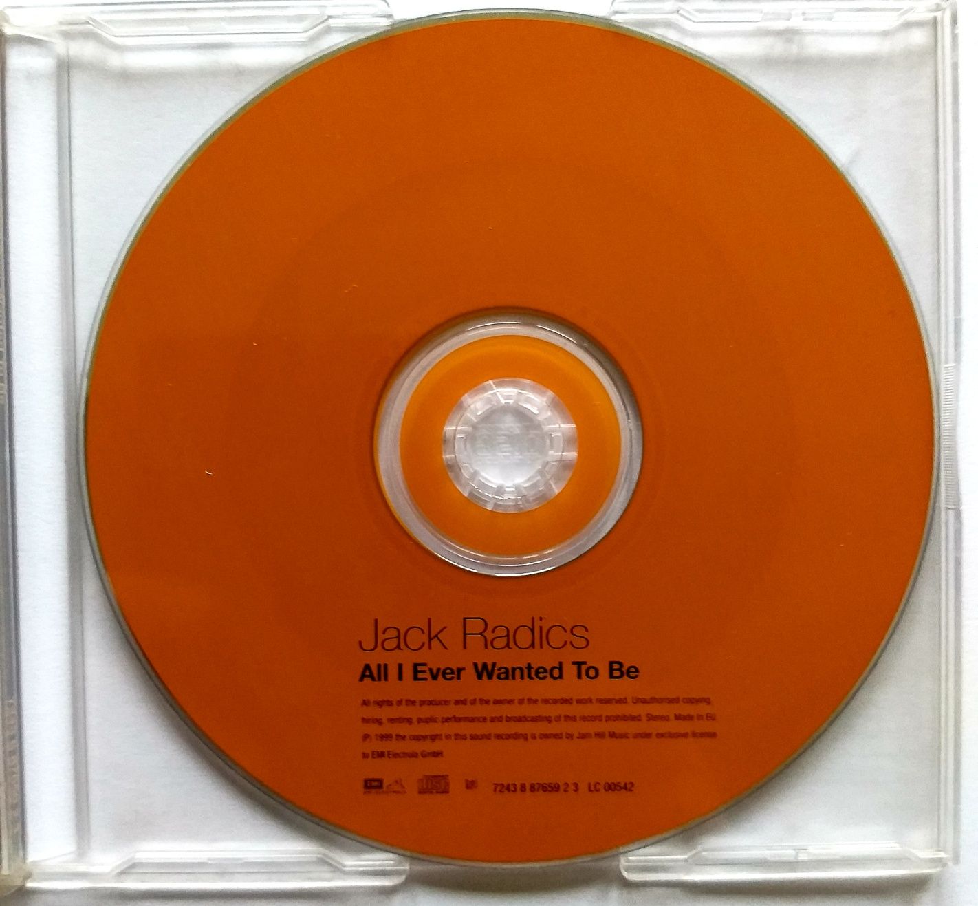 CDs Jack Radics All I Ever Wanted To Be 1999r