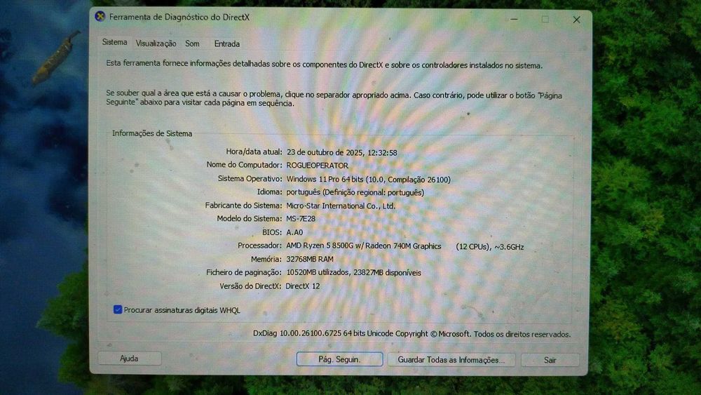Setup Gamer Completo – Ryzen 5 8500G 3.5gz + RTX 3060 + 32GB RAM