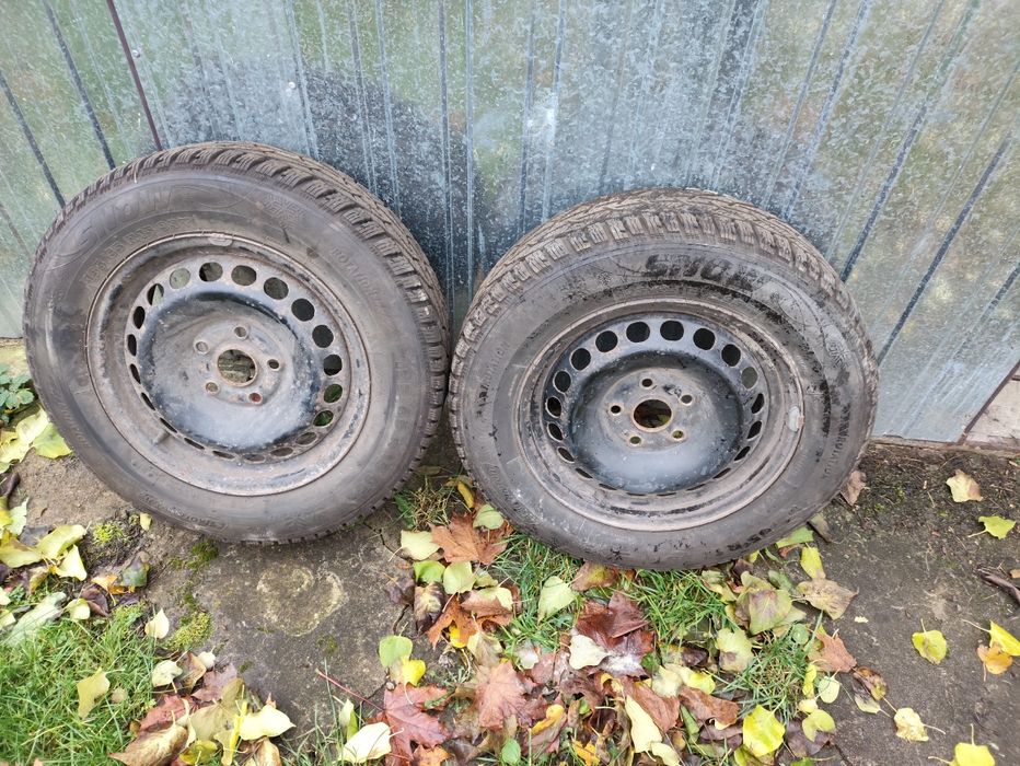 Koła zimowe r15 5x112. ROCZNE OPONY!!!
