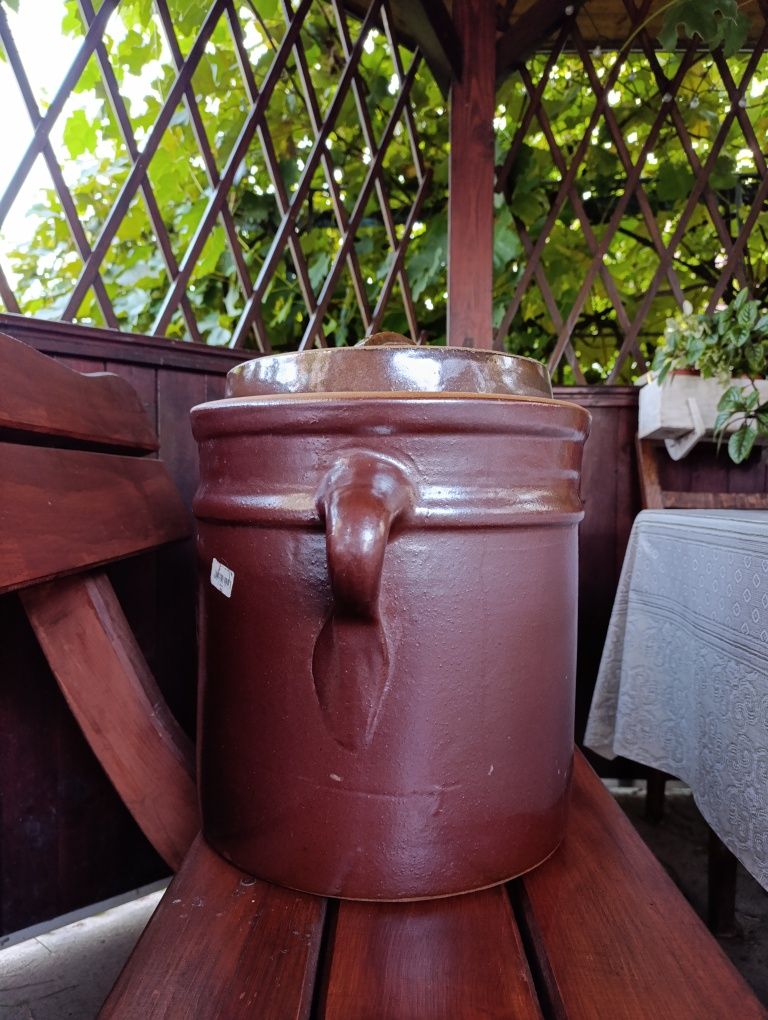 Garnek ceramiczny kamionkowy do kiszenia kapusty ogórkow