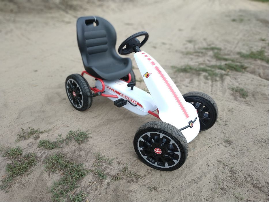 Gokart Na pedały ABARTH LICENCJA MIĘKKIE Koła EVA # Zobacz