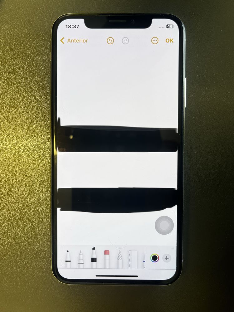 Iphone X - ecrã com problema