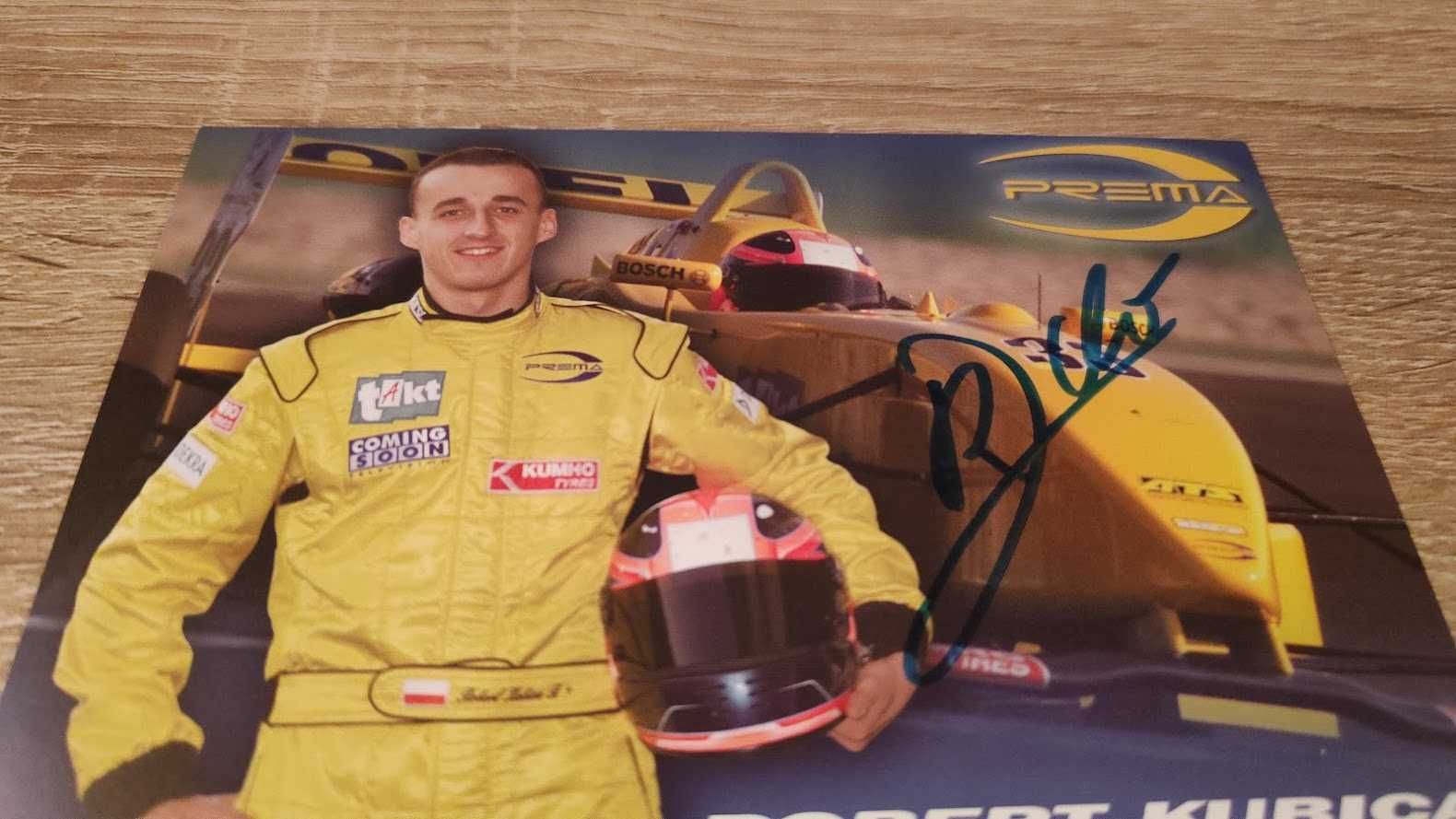 Karta Robert Kubica Autograf Podpis Prema Powerteam F3 Oryginalna 2003