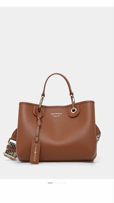 Середня сумочка рудого кольору від Emporio Armani оригінал