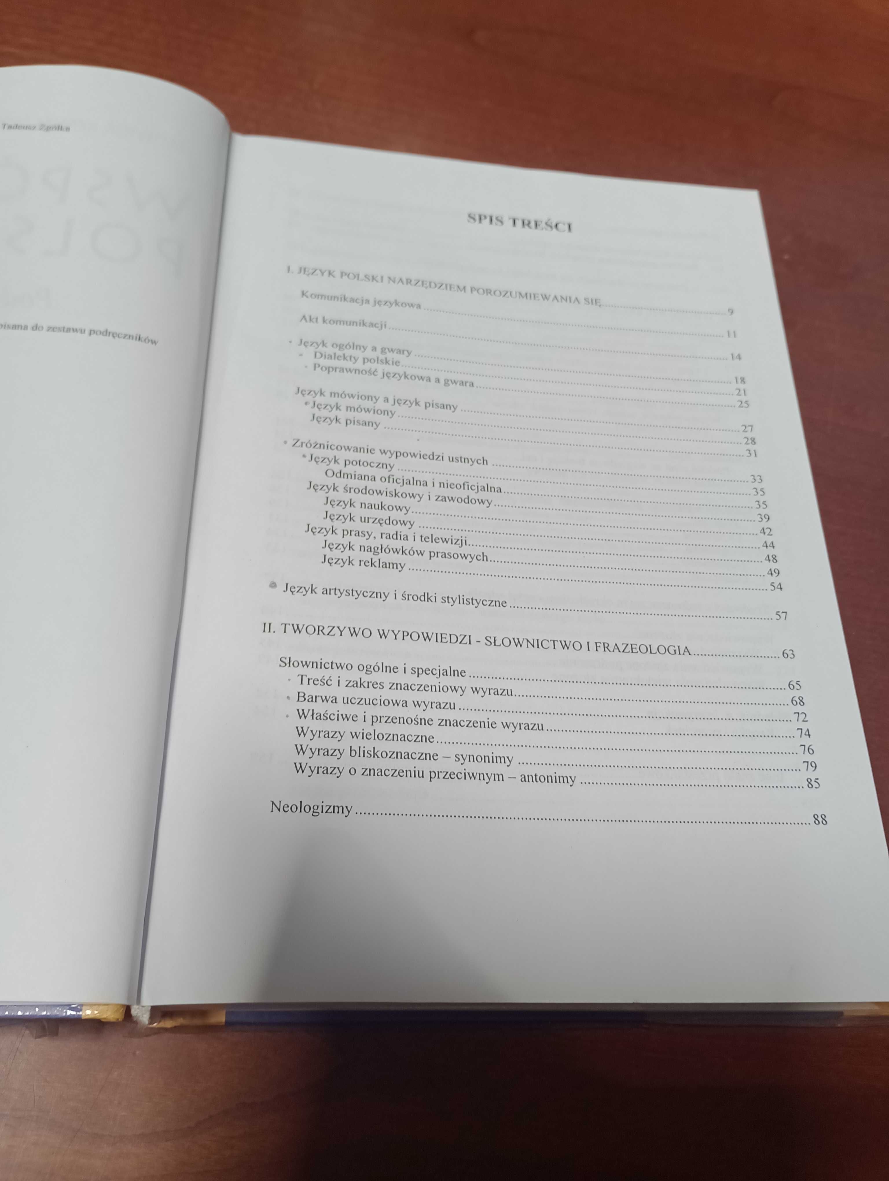 Współczesna polszczyzna podręcznik