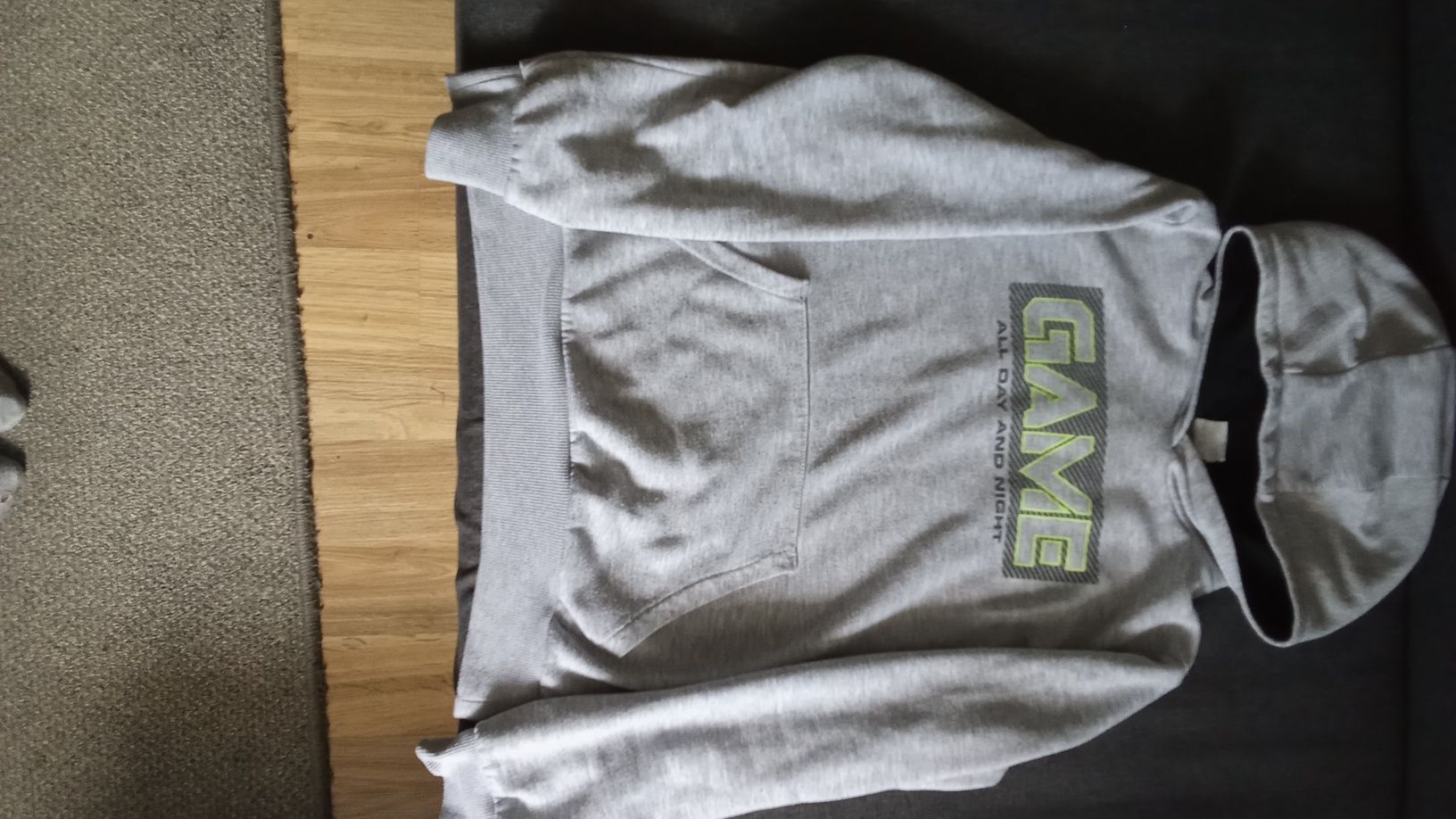 Szara bluza chłopięca "GAME"