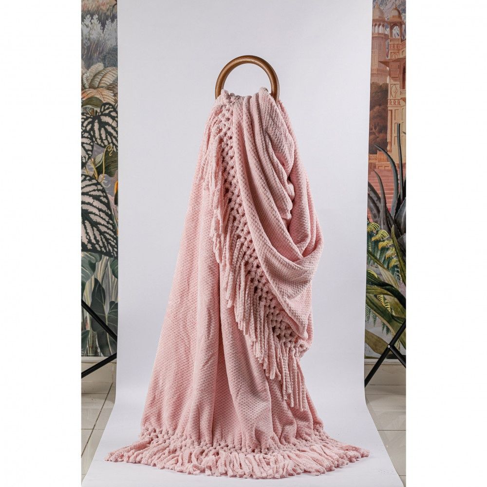 Мягкие флисовые пледы Tivolyo Home Nappa Favo Soft 200*220