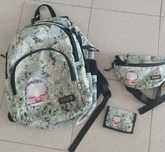 Mochila Ghuts, bolsa cintura e carteira