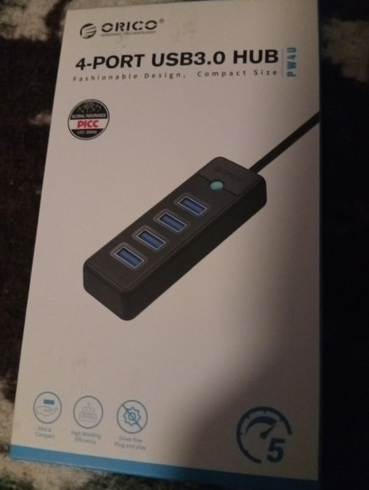Hub USB-C 4x USB-A 3.1