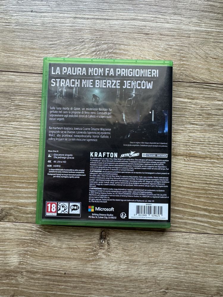 Gra Callisto Protocol PL Polska Wersja Xbox One S X Xbox Series X