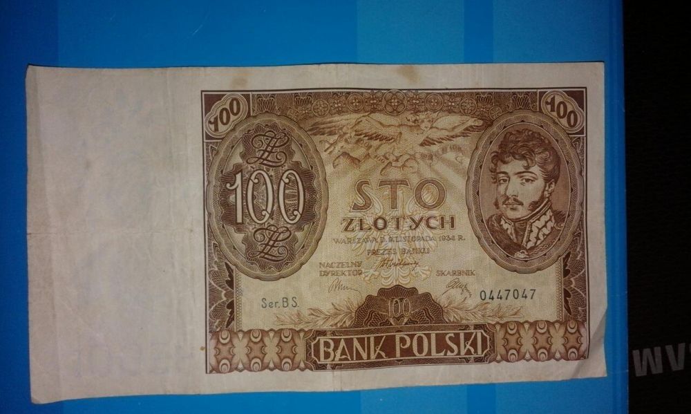 Banknoty 100 zł 1934