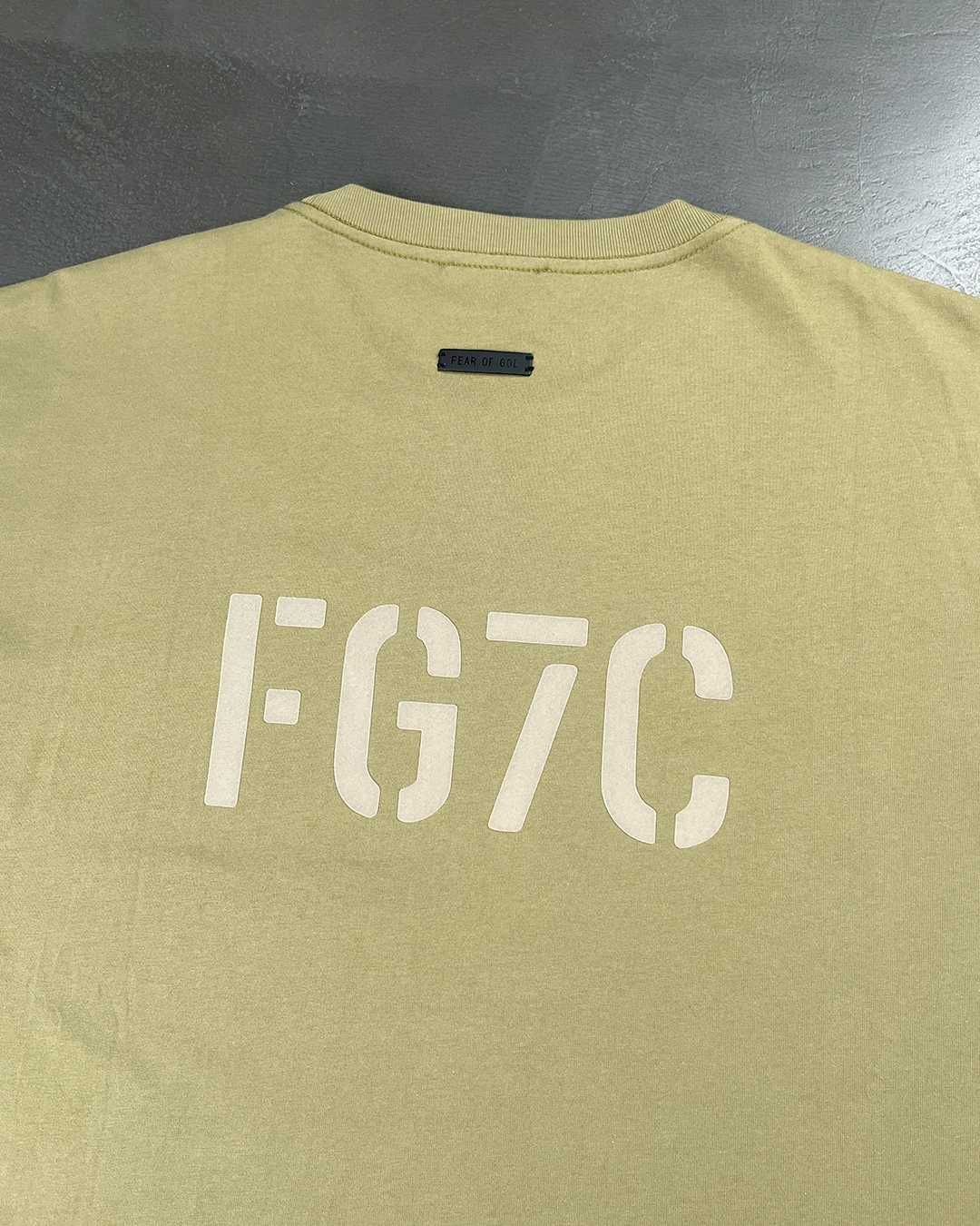 Футболка Fear Of God FG7C Tee Vintage Lemonade