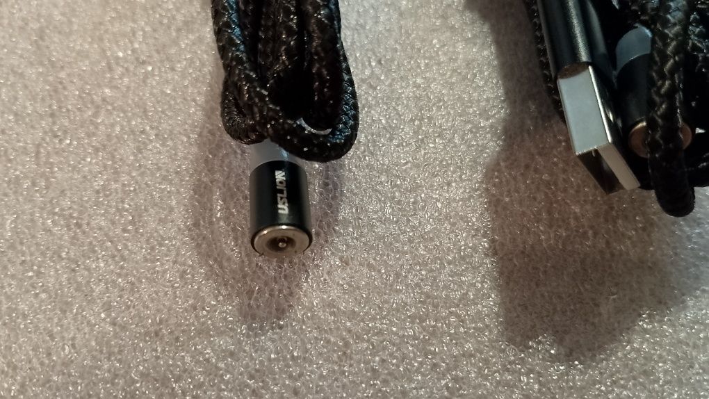 Магнітний кабель USLION зарядка для телефонів і електроніки MicroUSB,