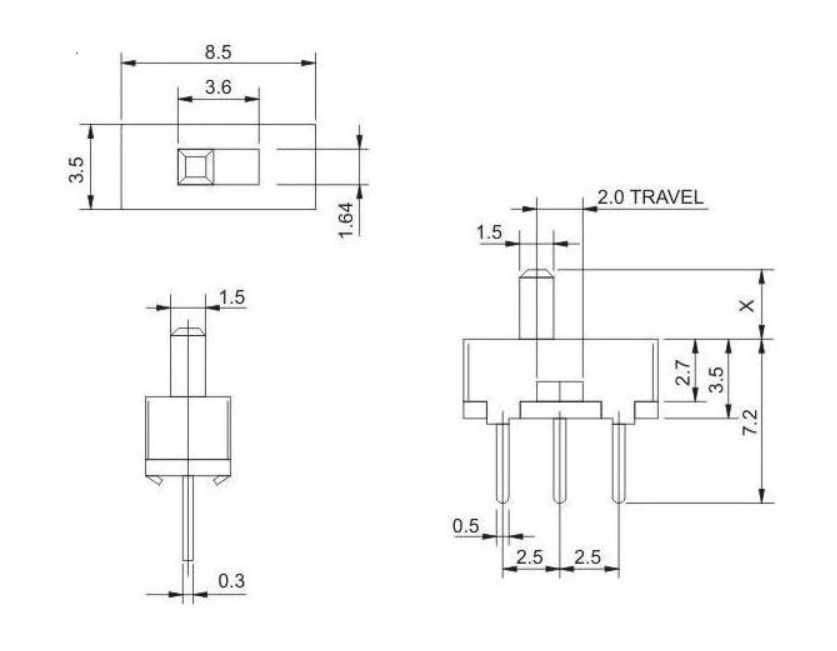 Тумблери, кнопки тактильні, перемикачі