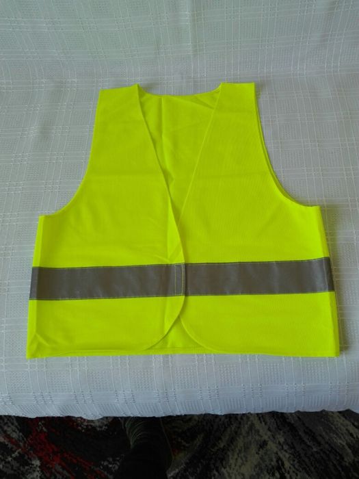 Kamizelki odblaskowe, komplet, 10szt., rozmiar M, nowe