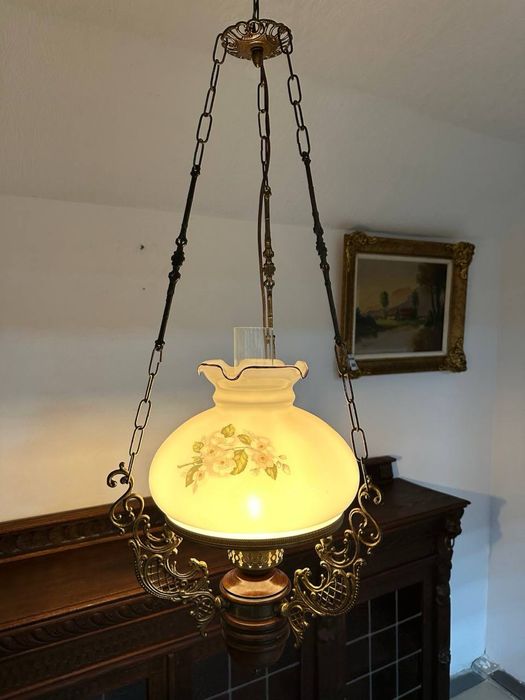 Люстра на 1 лампу бронза 7088