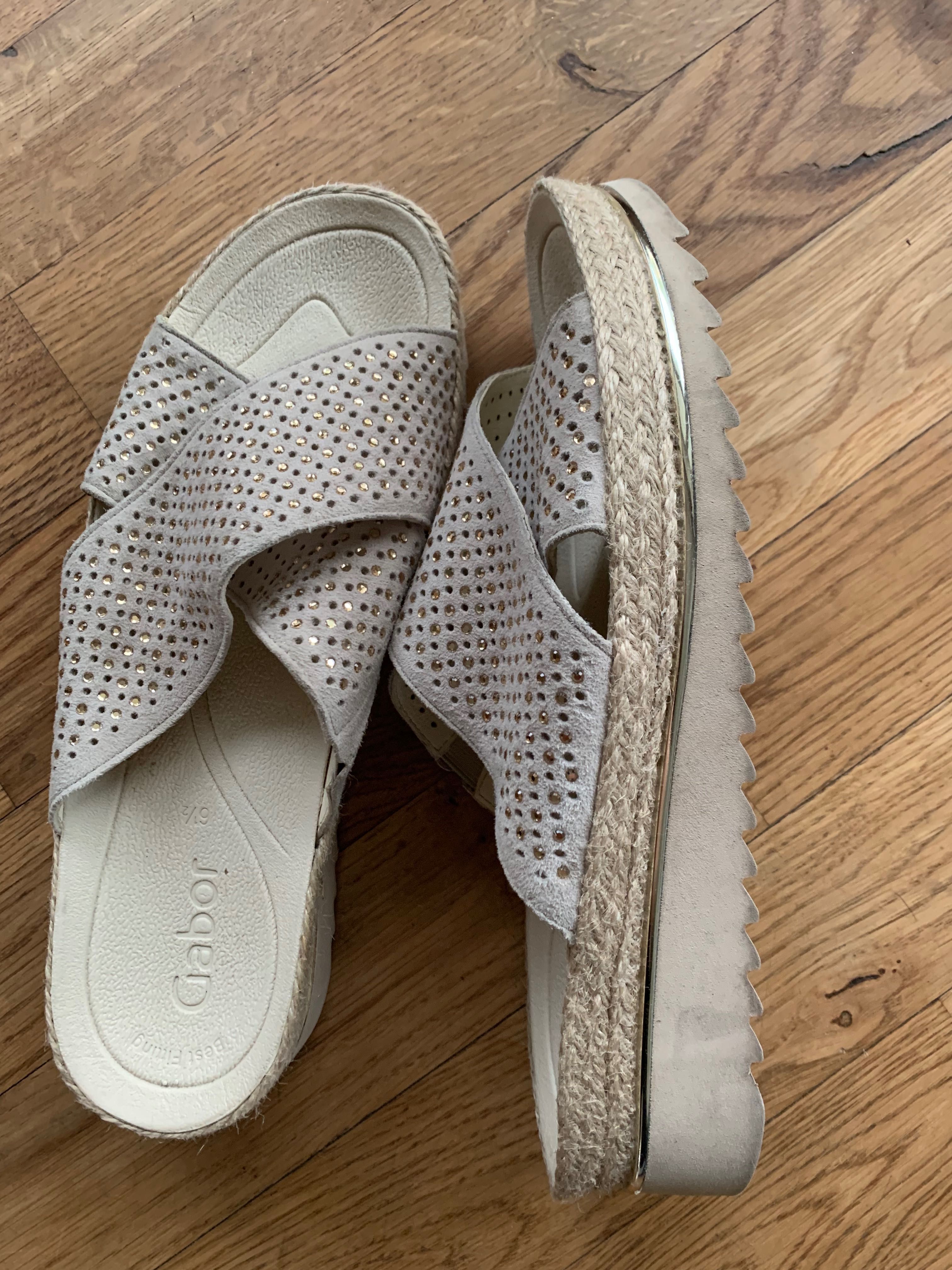 Klapki Gabor roz 40 jak nowe buty