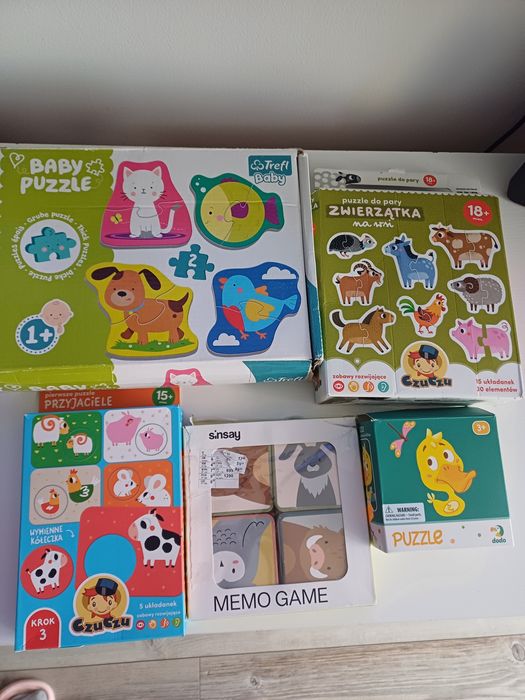 Zestaw puzzli dla dzieci