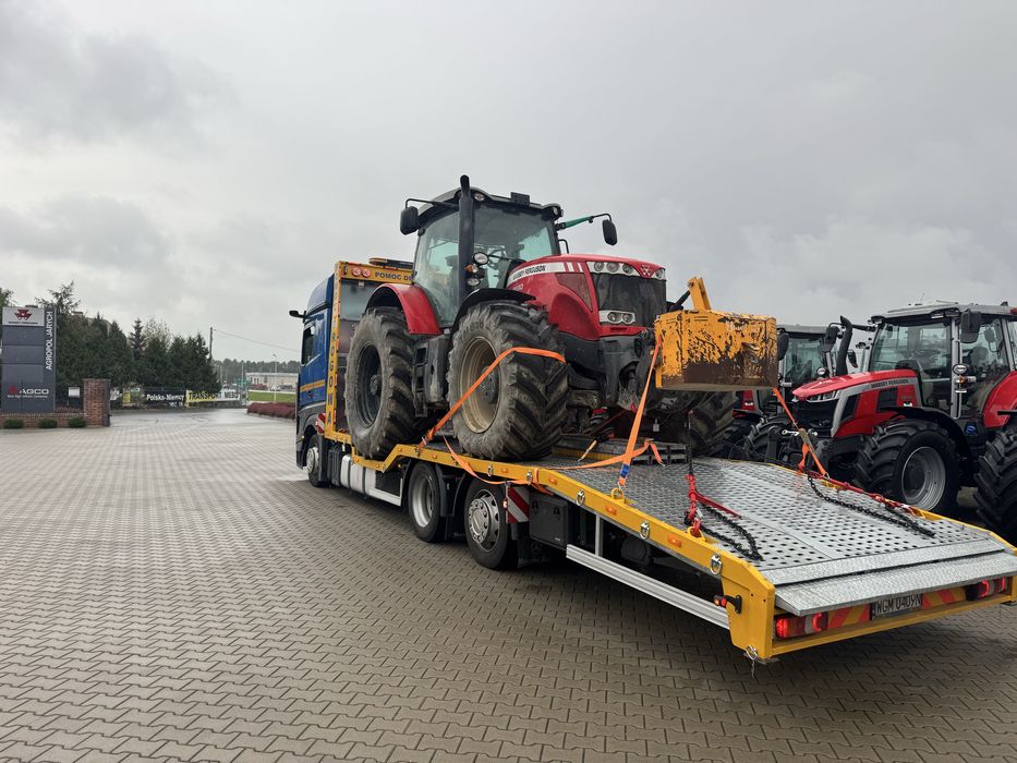 Transport maszyn Łomża Pomoc Drogowa, Holowanie, Autolaweta