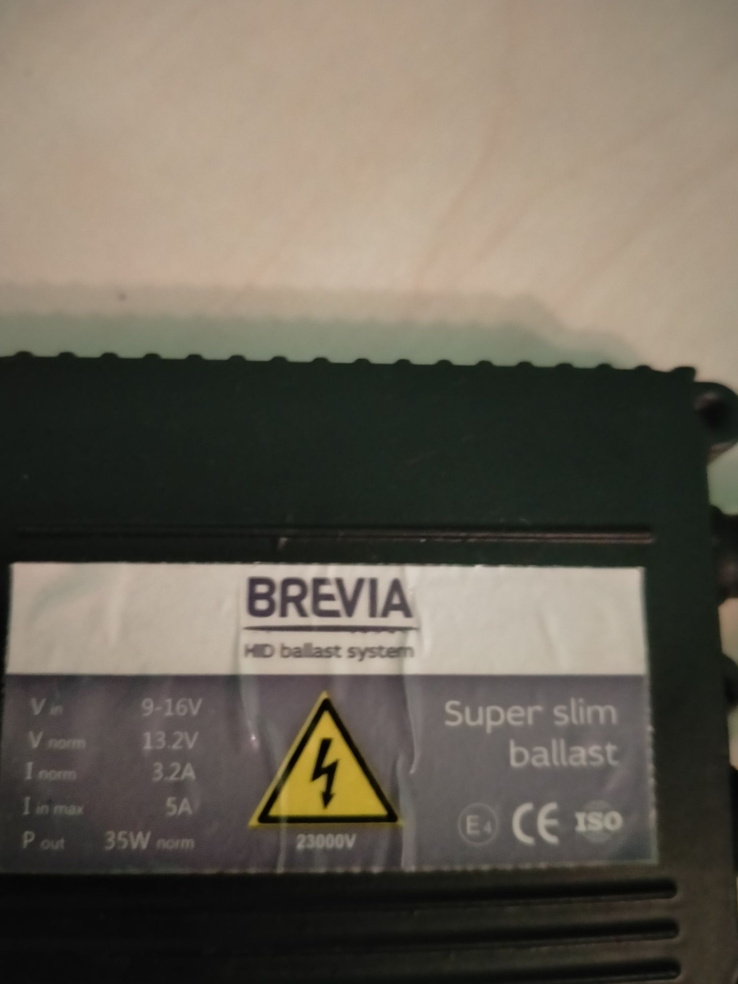 2 Блоки розпалювання / ксенон,  Brevia Super slim ballast