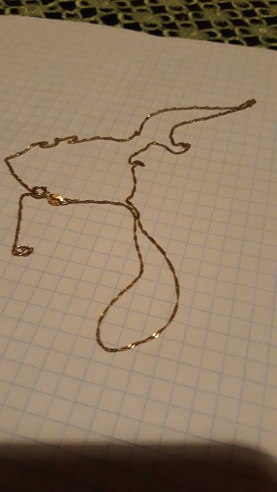 Sprzedam zloty łańcuszek damski