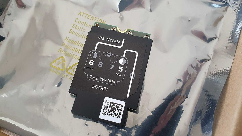 Модем Fibocom L860-GL-16 (Dell DW5823e-eSIM), CAT16/4x4 MIMO/4G/LTE