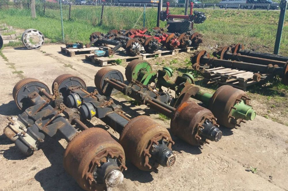Ось SafBPW (БПВ) eco plus  тормозной диск  ресора  ступица
