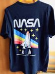 NASA t-shirt granatowy